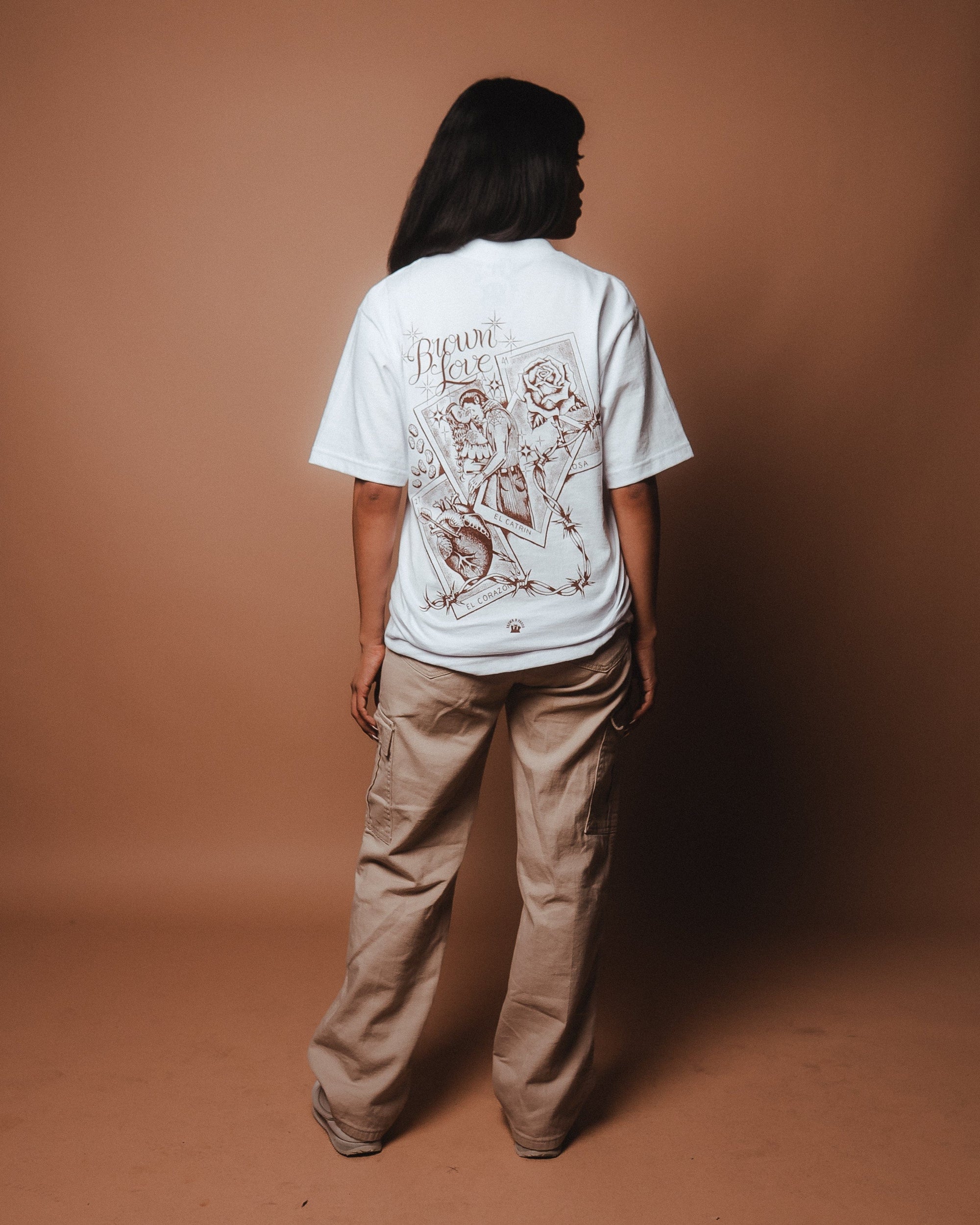 Brown N Proud Shirts Brown Love 3 (White)