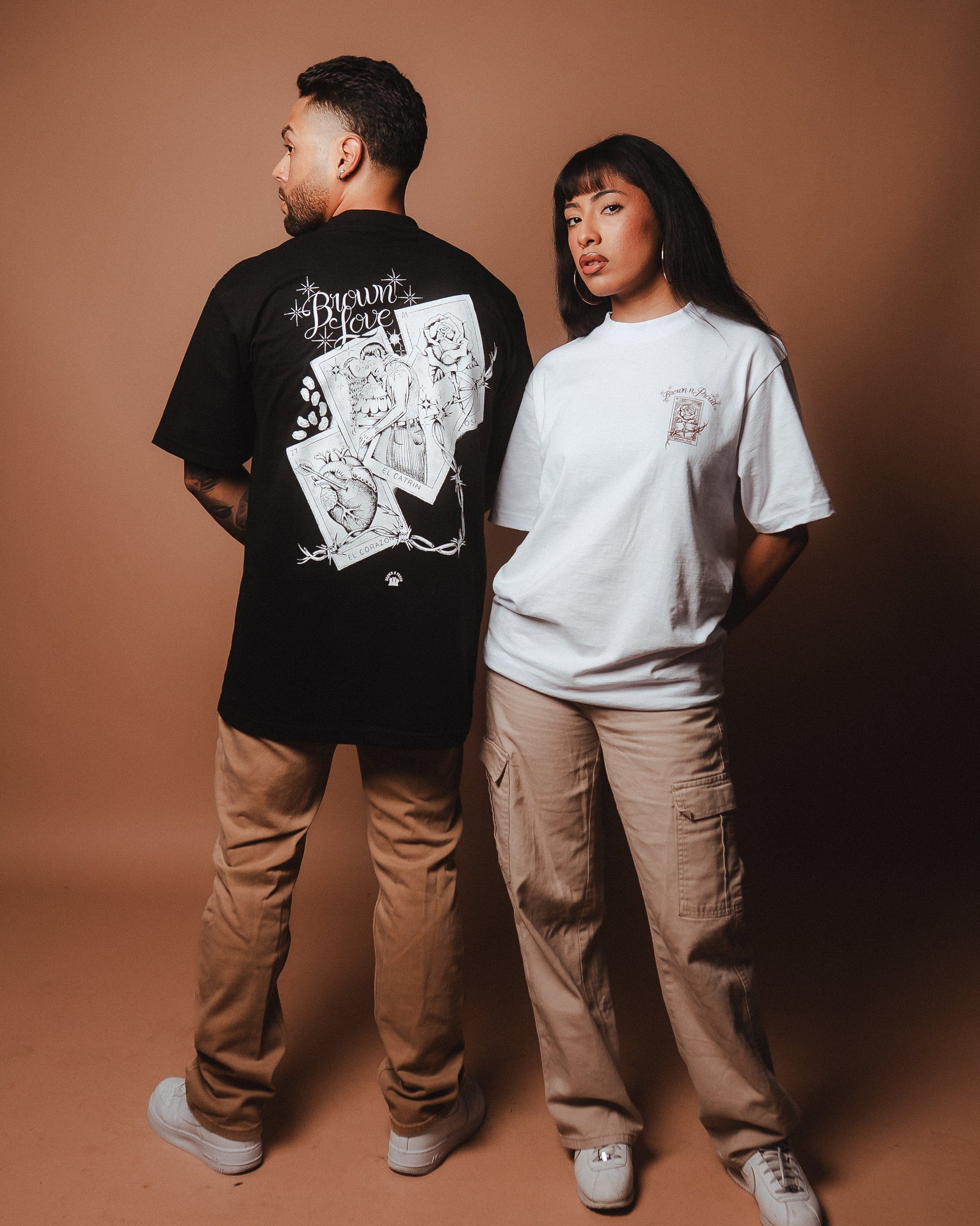 Brown N Proud Shirts Brown Love 3 (White)