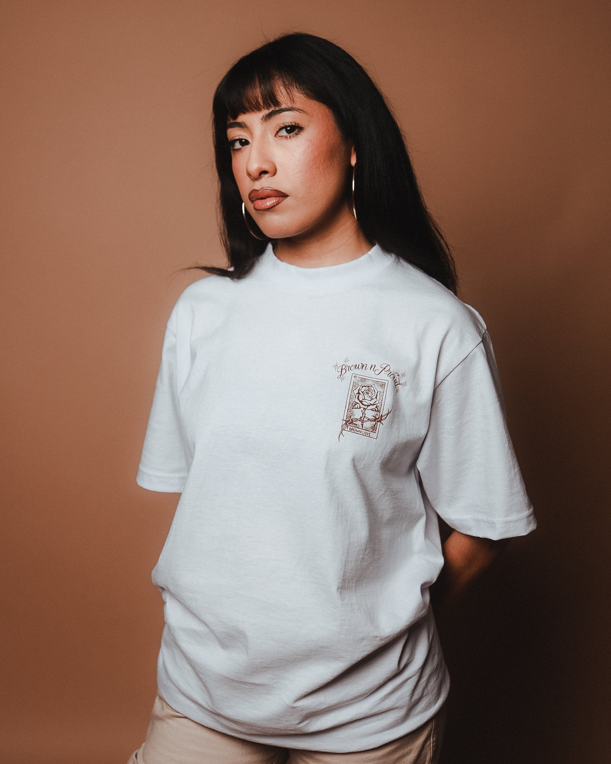 Brown N Proud Shirts Brown Love 3 (White)