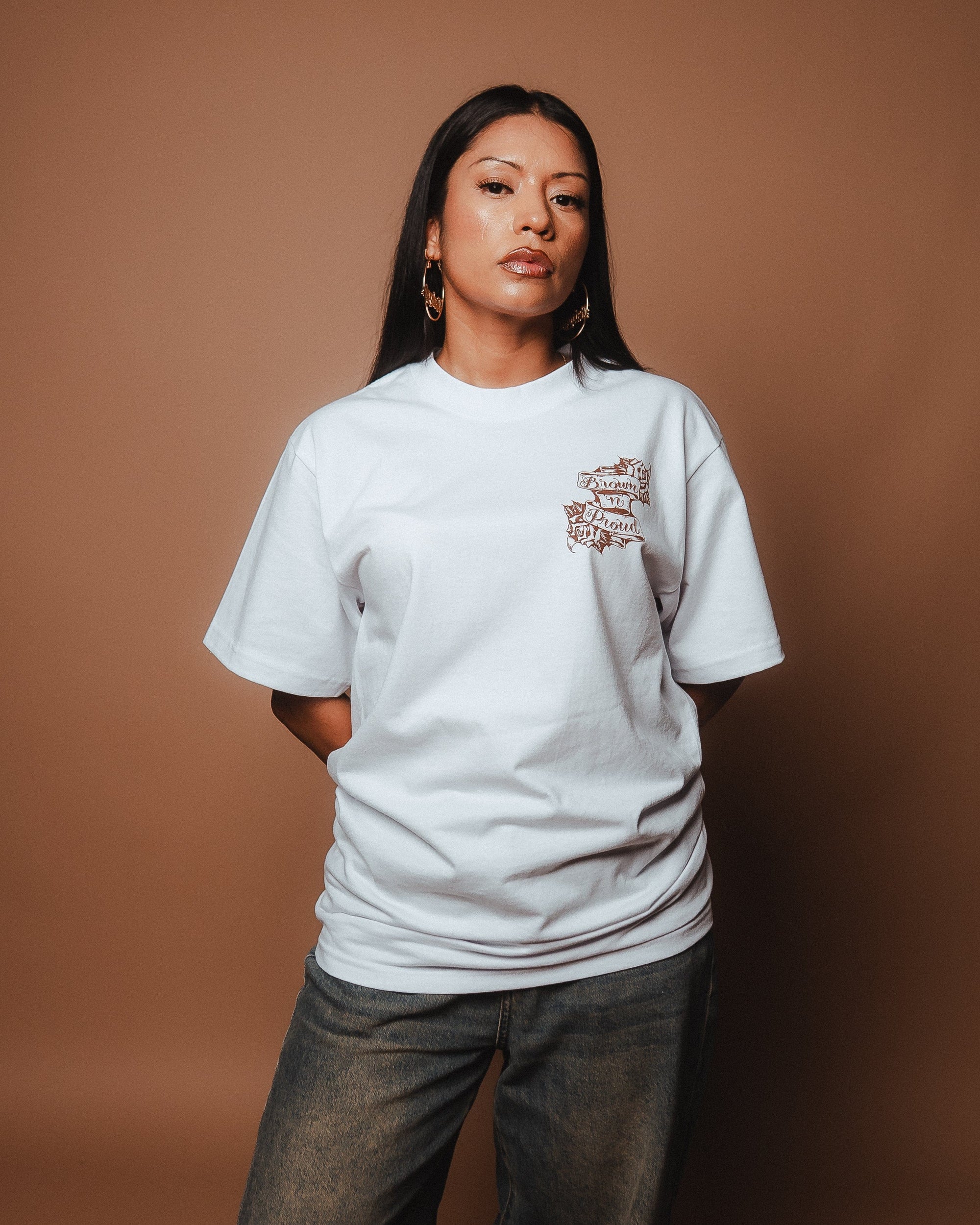 Brown N Proud Shirts Brown Paradise (white)