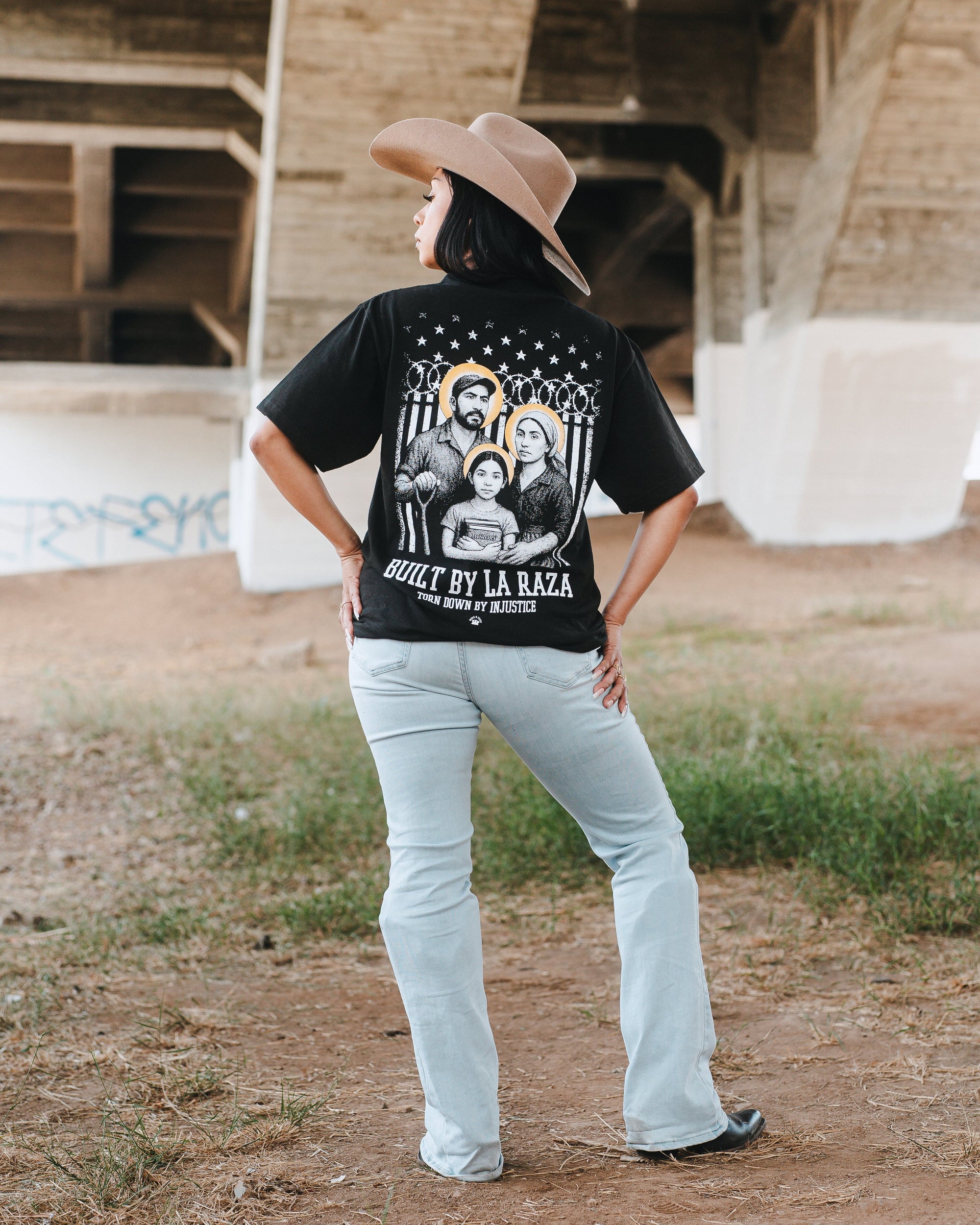 Brown N Proud Shirts BUILT BY LA RAZA (black)