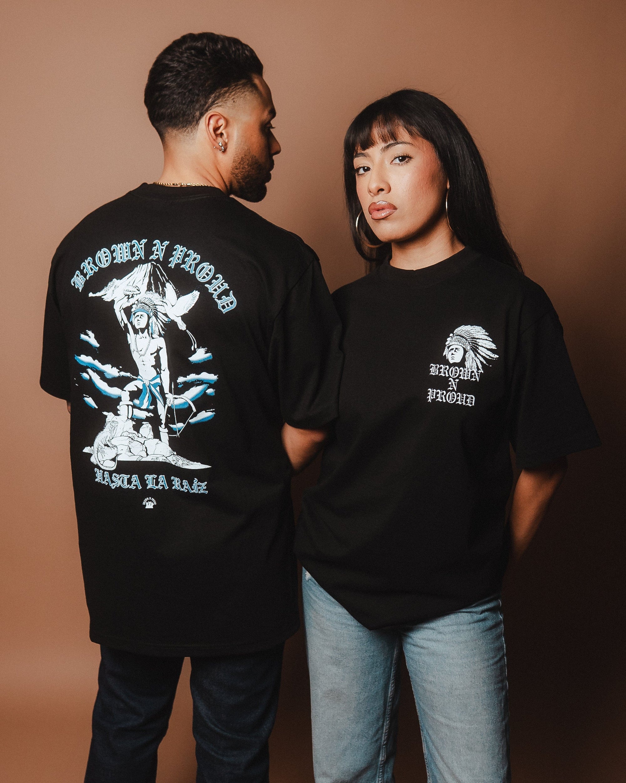Brown N Proud Shirts Hasta La Raíz (El Salvador)