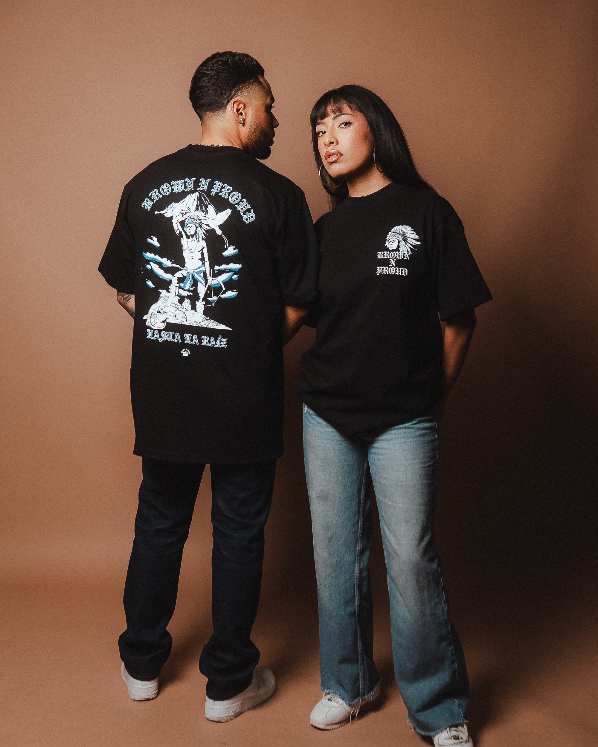 Brown N Proud Shirts Hasta La Raíz (El Salvador)