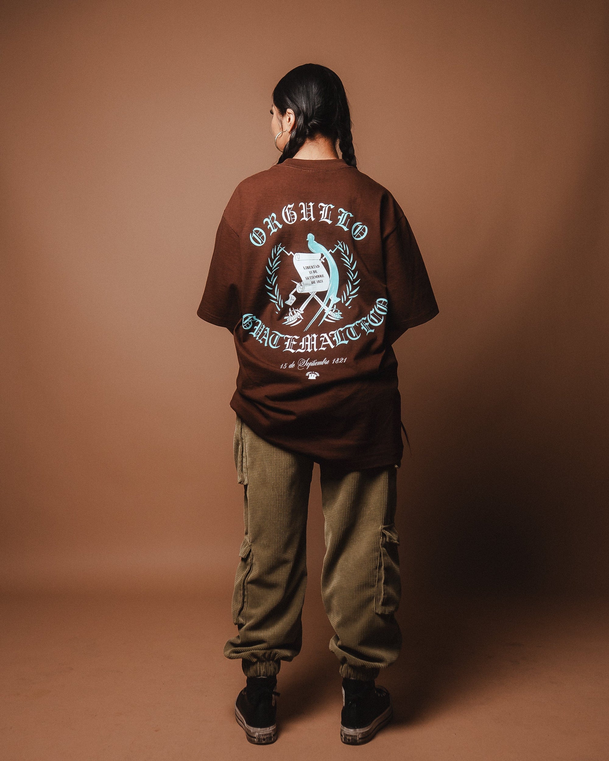 Brown N Proud Shirts ORGULLO GUATEMALTECO (Brown)