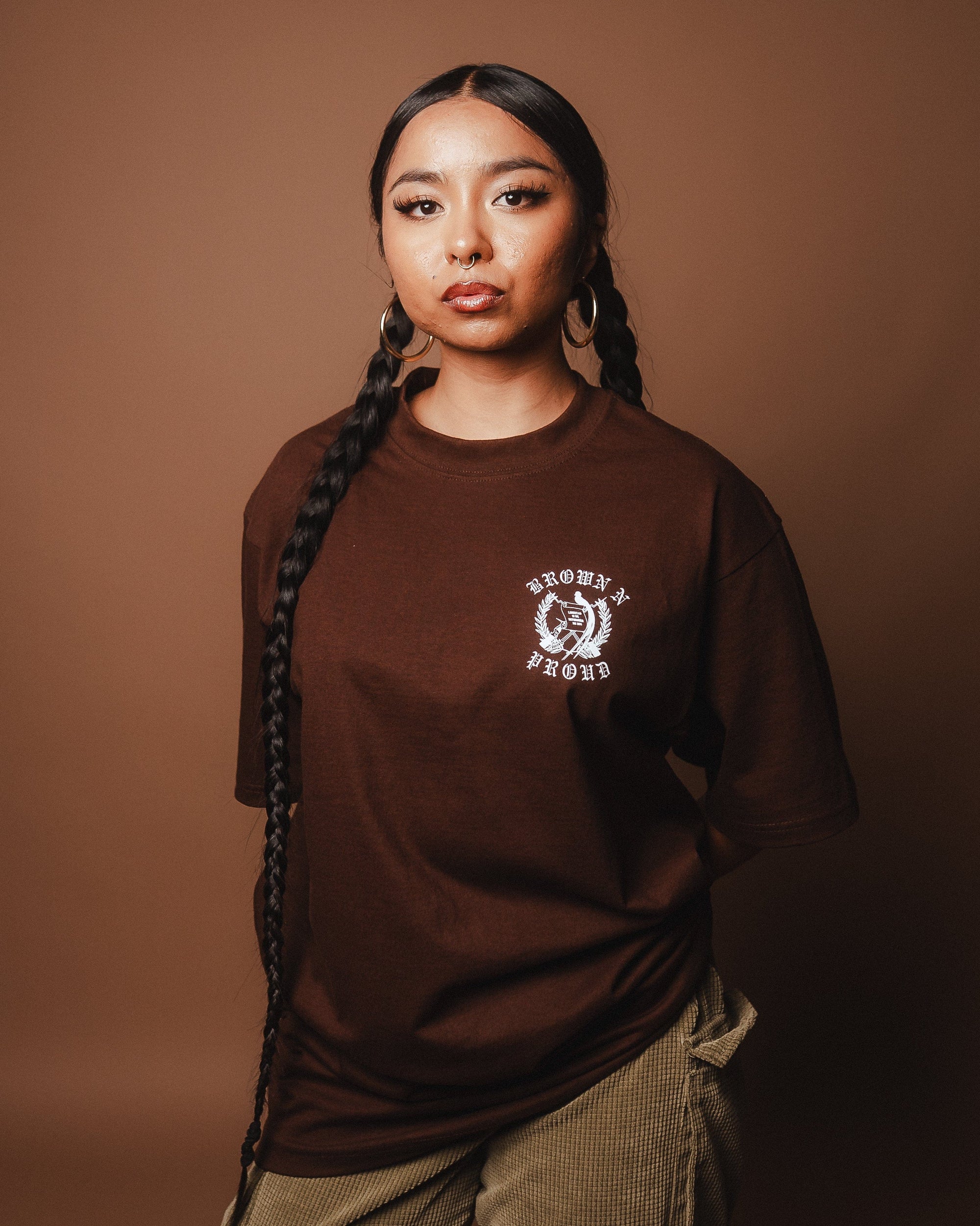 Brown N Proud Shirts ORGULLO GUATEMALTECO (Brown)