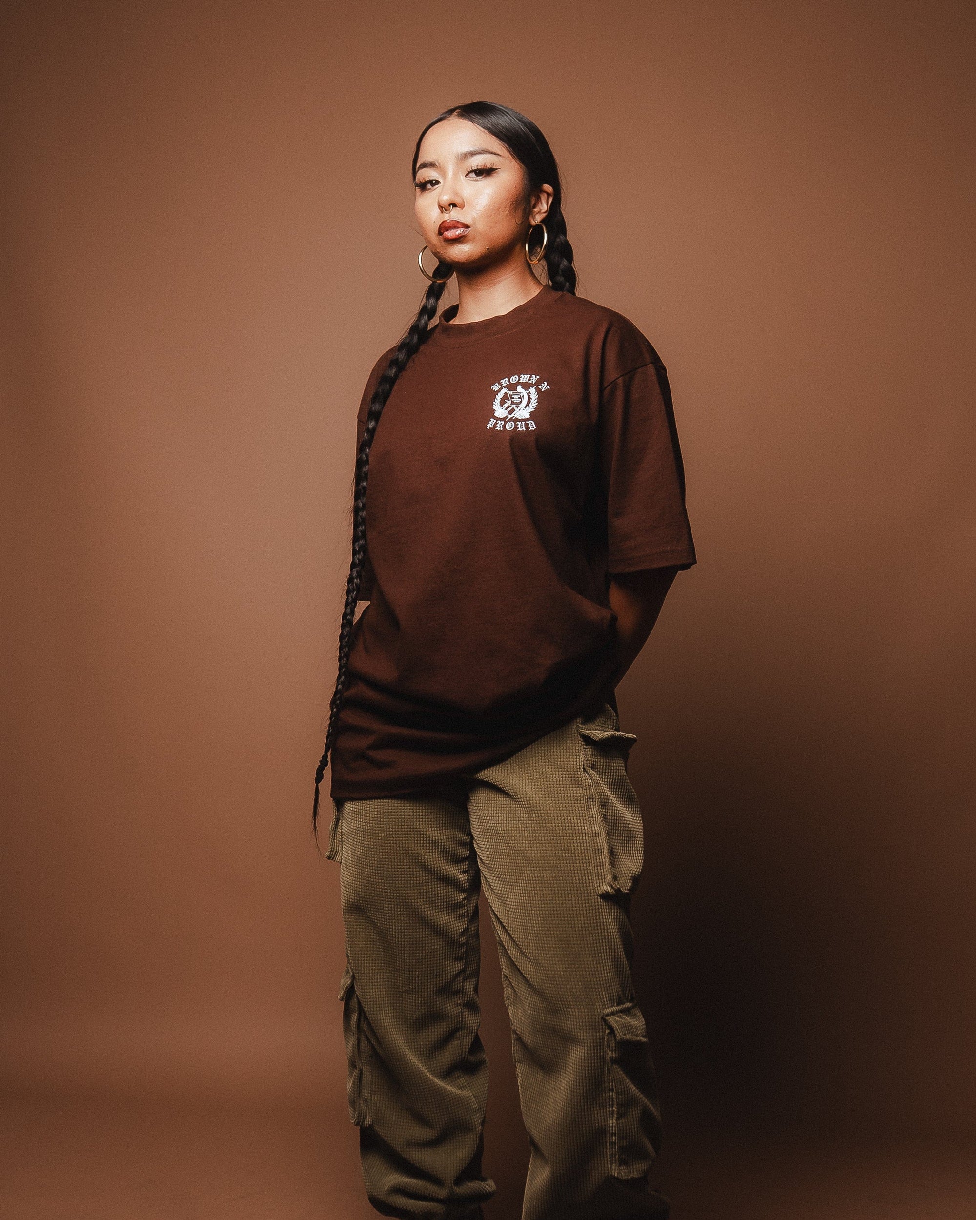 Brown N Proud Shirts ORGULLO GUATEMALTECO (Brown)