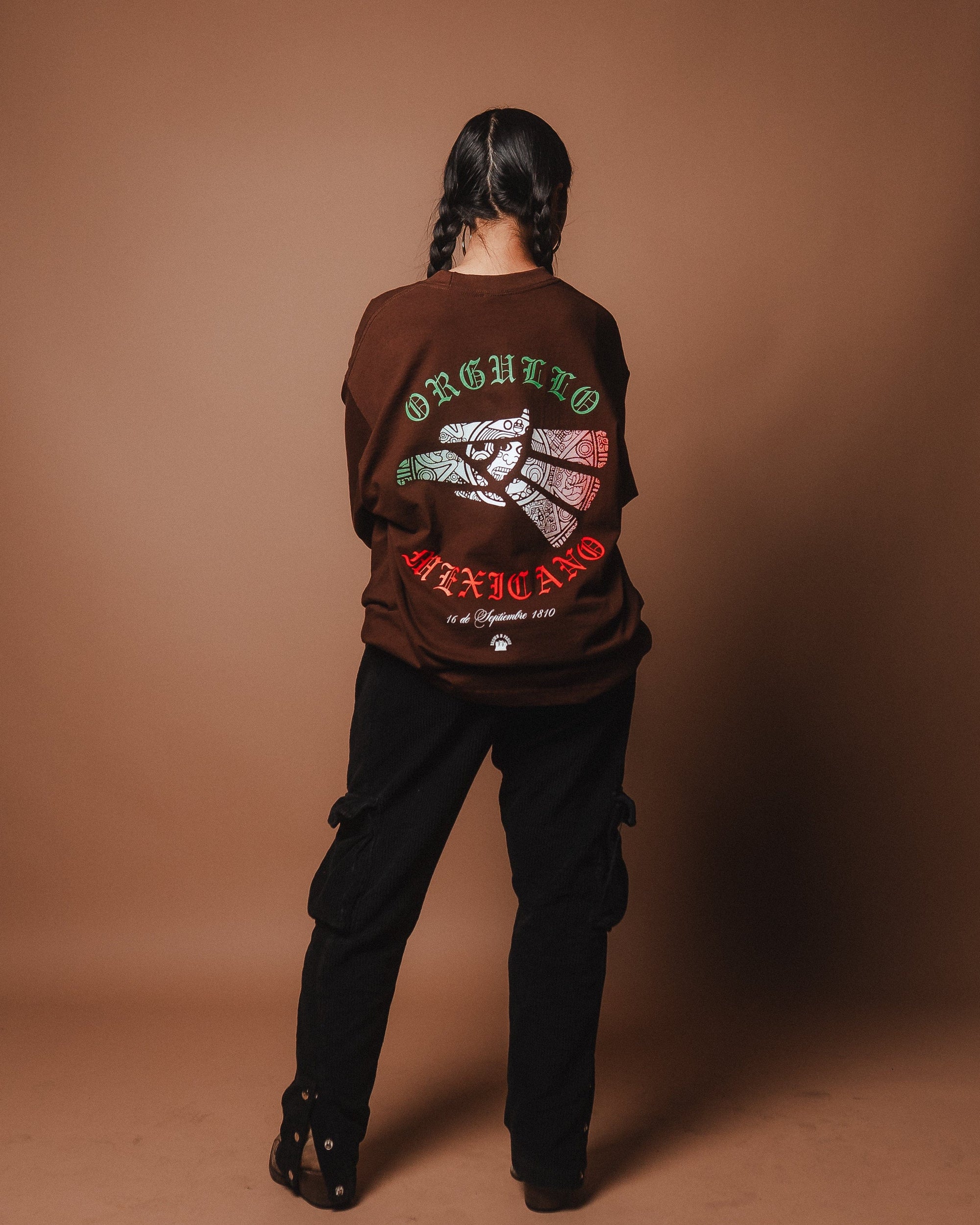 Brown N Proud Shirts ORGULLO MEXICANO (Brown)