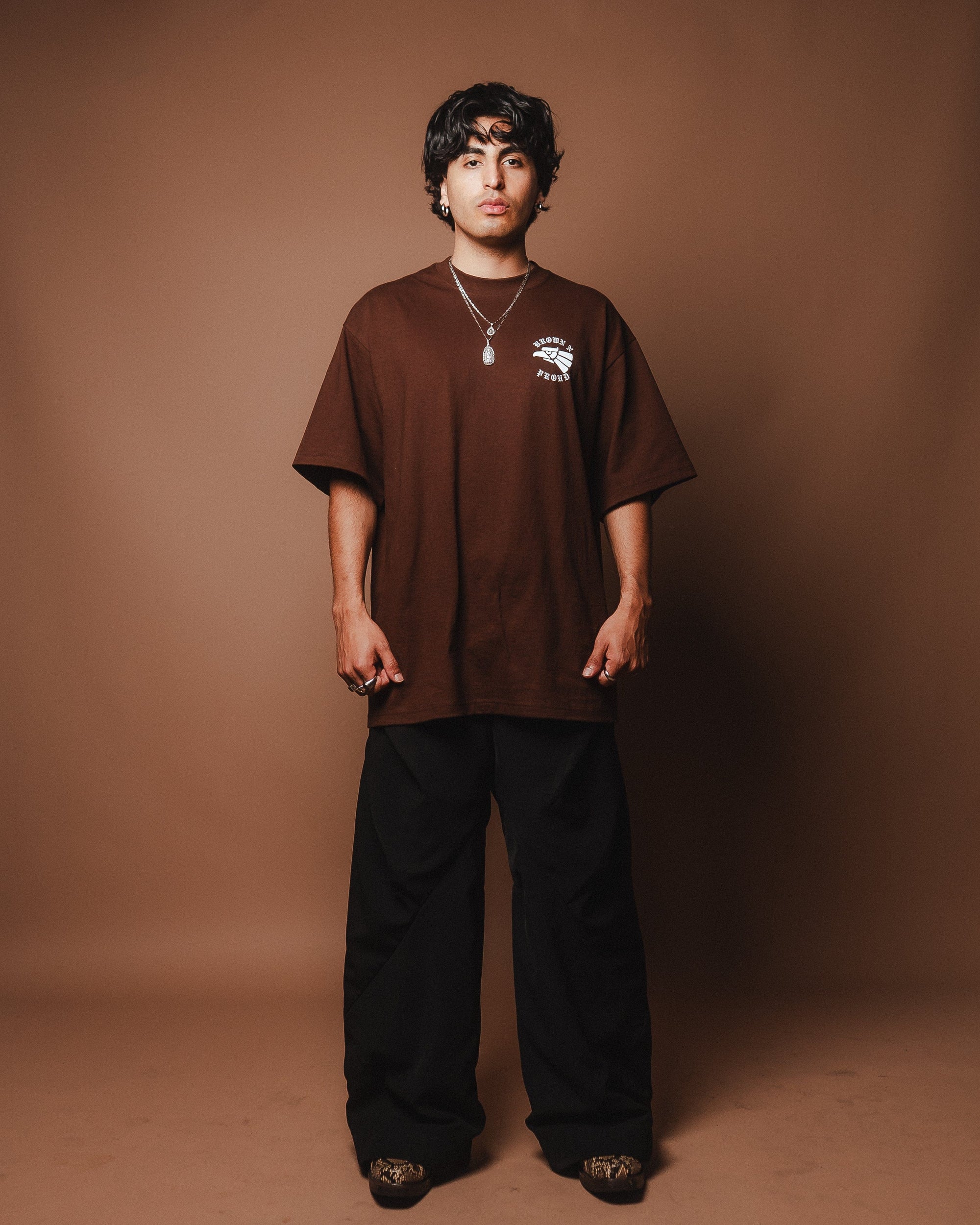Brown N Proud Shirts ORGULLO MEXICANO (Brown)