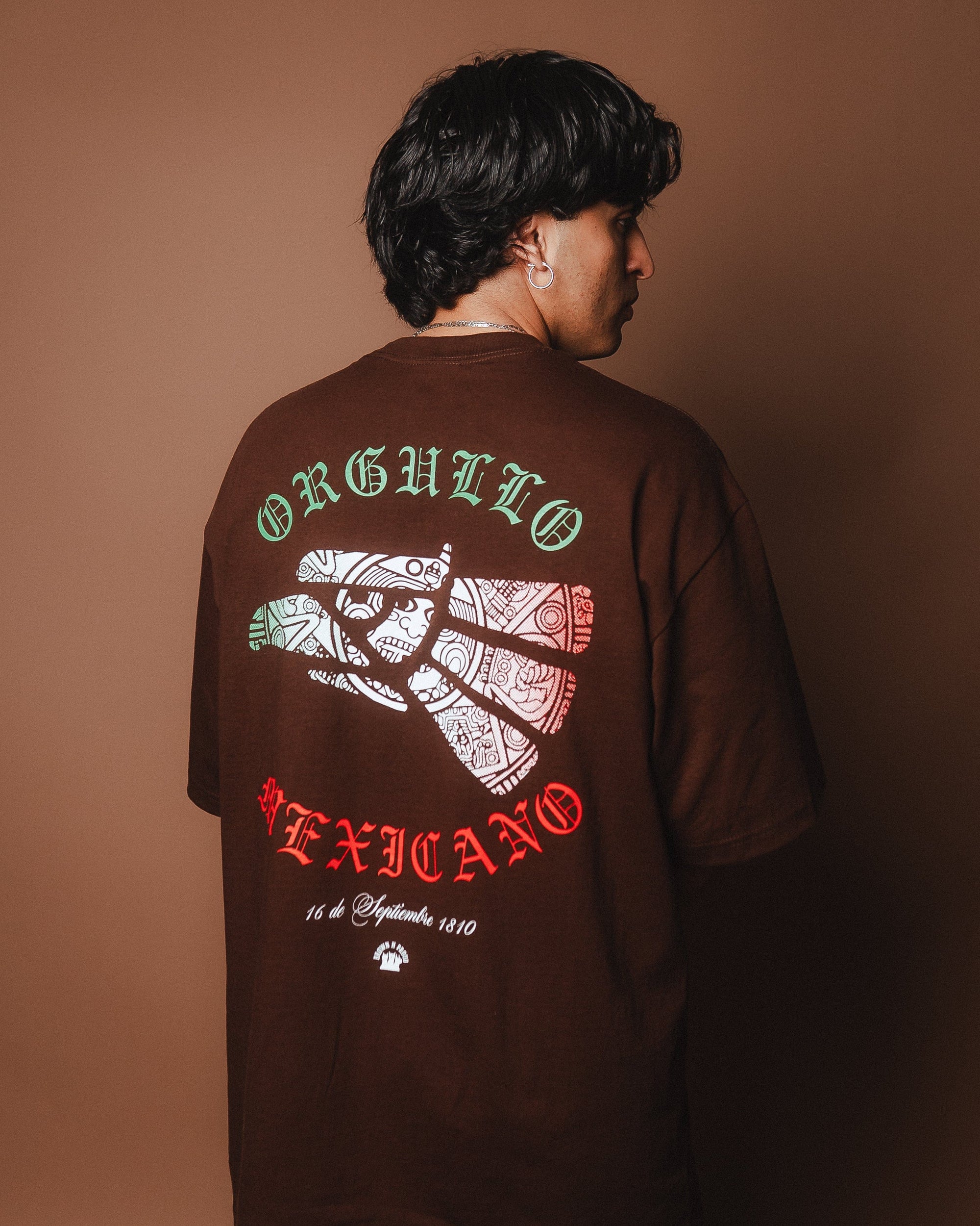 Brown N Proud Shirts ORGULLO MEXICANO (Brown)