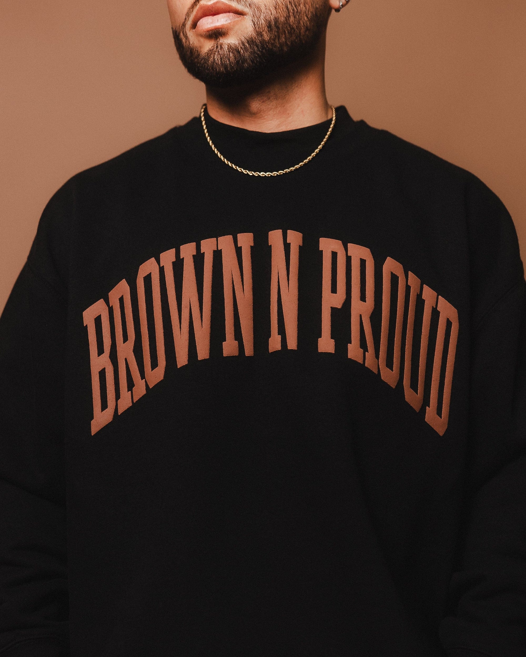 Brown N Proud Sweaters BNP CREWNECK SWEATER (Black)
