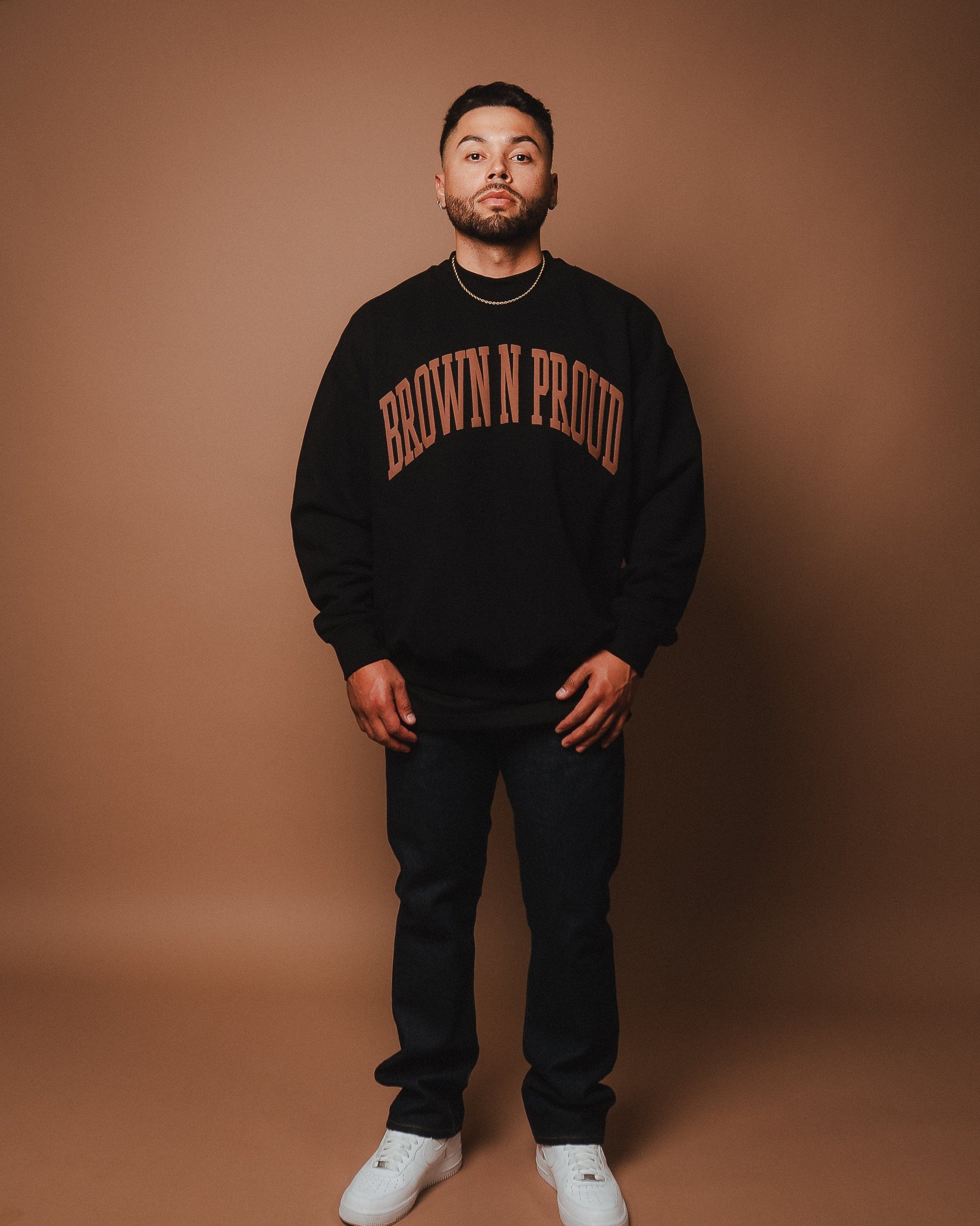Brown N Proud Sweaters BNP CREWNECK SWEATER (Black)
