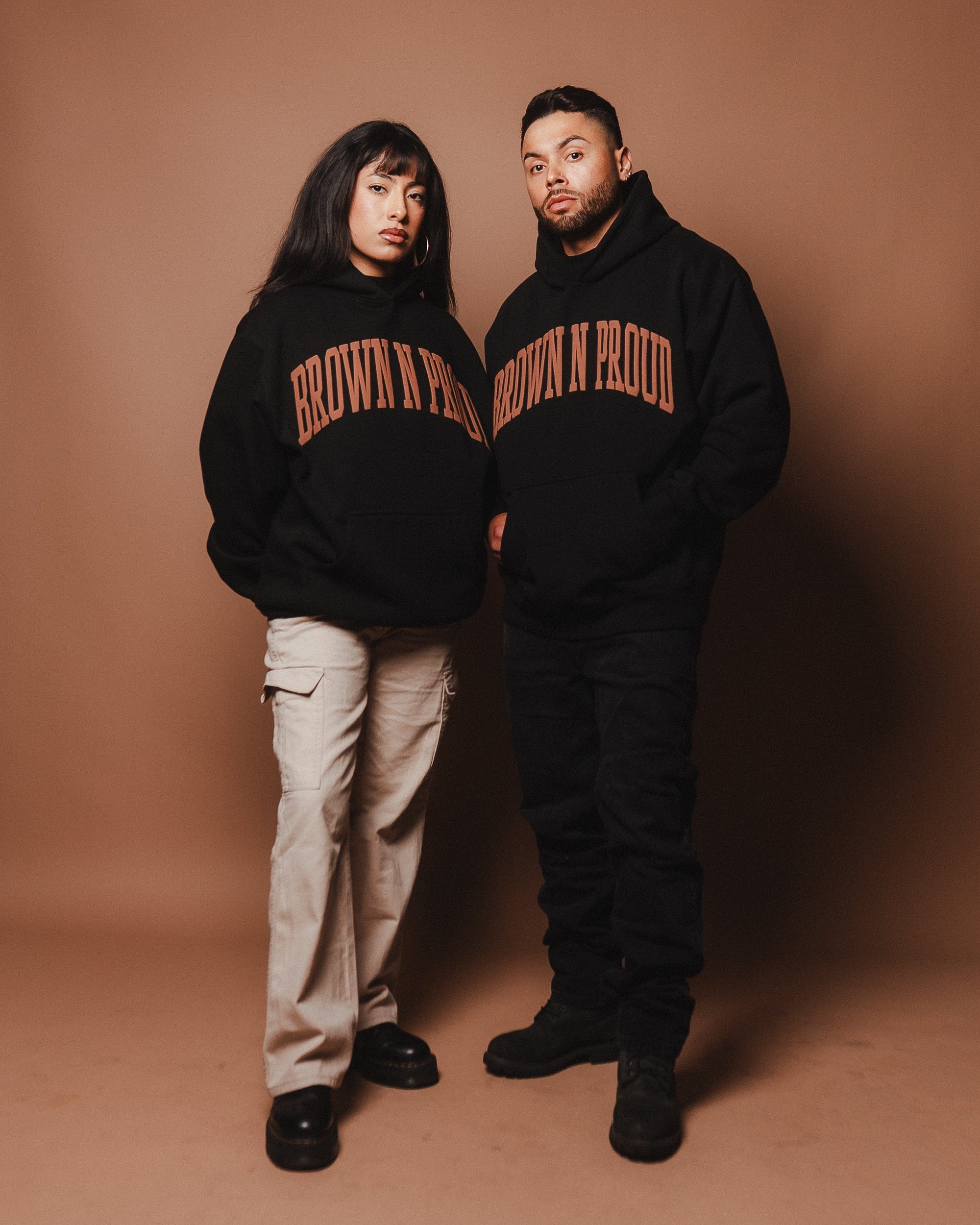 Brown N Proud Sweaters BNP Hoodie (Black)