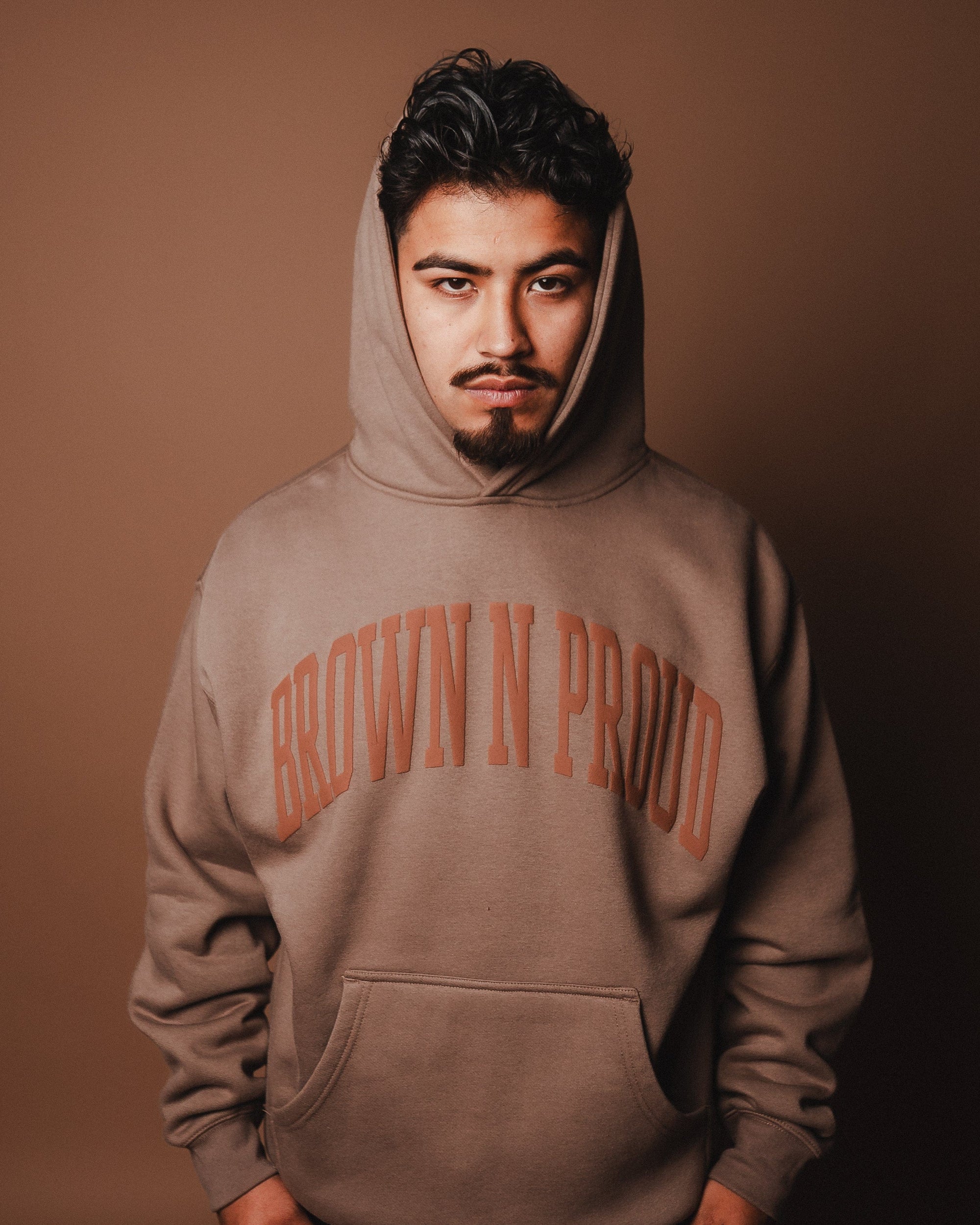 Brown N Proud Sweaters BNP Hoodie (Charcoal Brown)