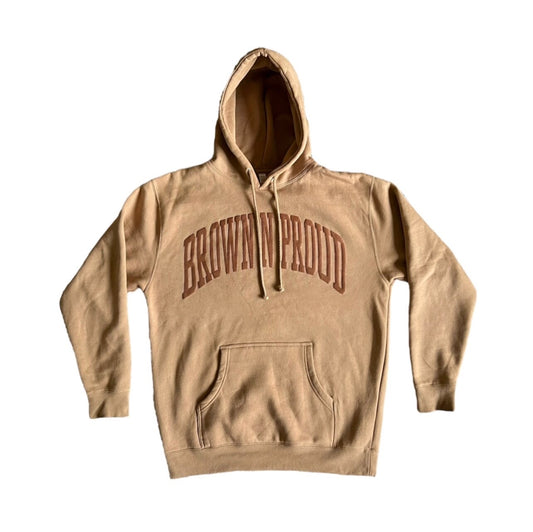 Brown N Proud Hoodie (Beige)