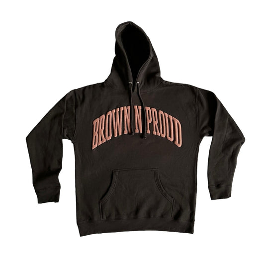Brown N Proud Hoodie (Black)