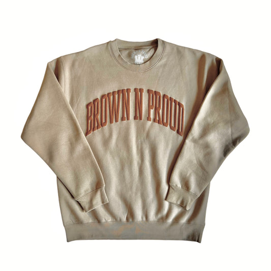 BNP CREWNECK SWEATER (Grey Crema)