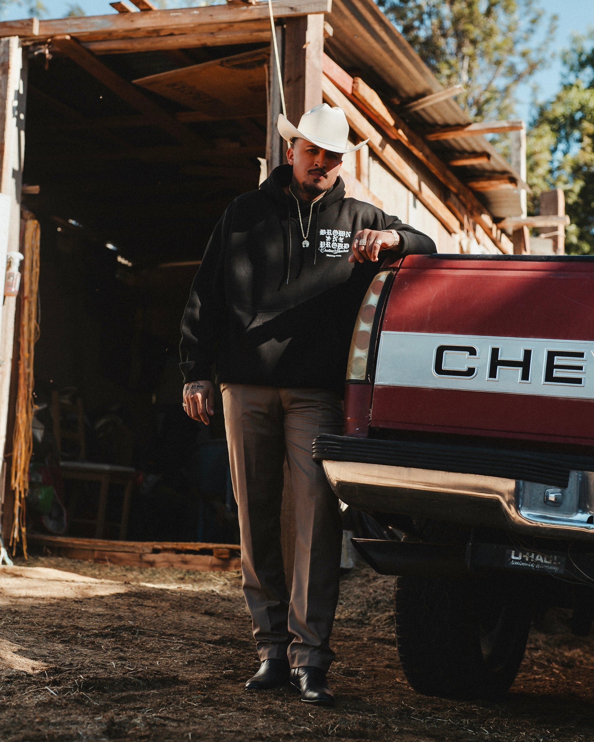 Brown N Proud Chalino Sanchez X Brown N Proud Legacy Premium Hoodie