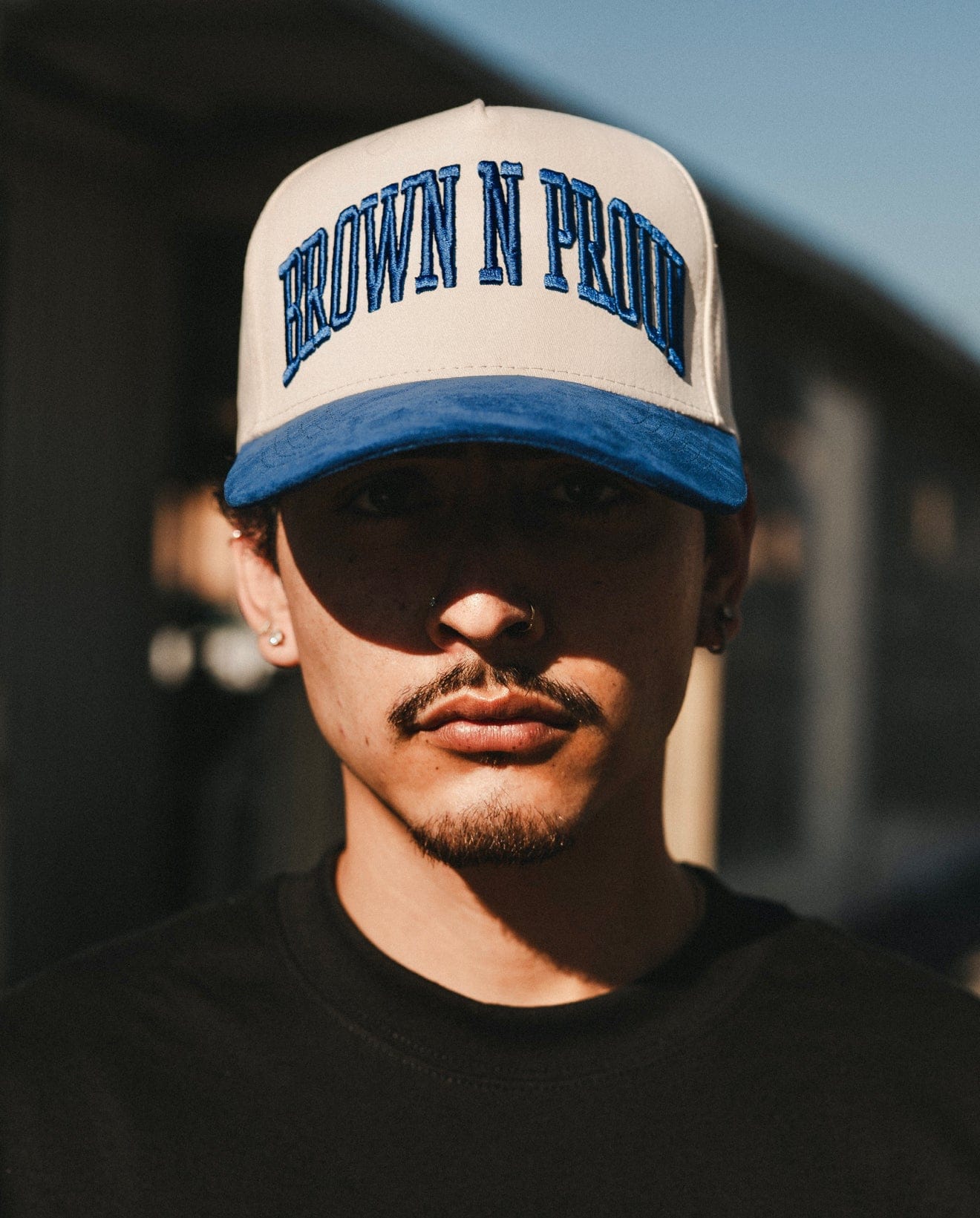 Brown N Proud One size Azul Rey (Suede Brim SnapBack)
