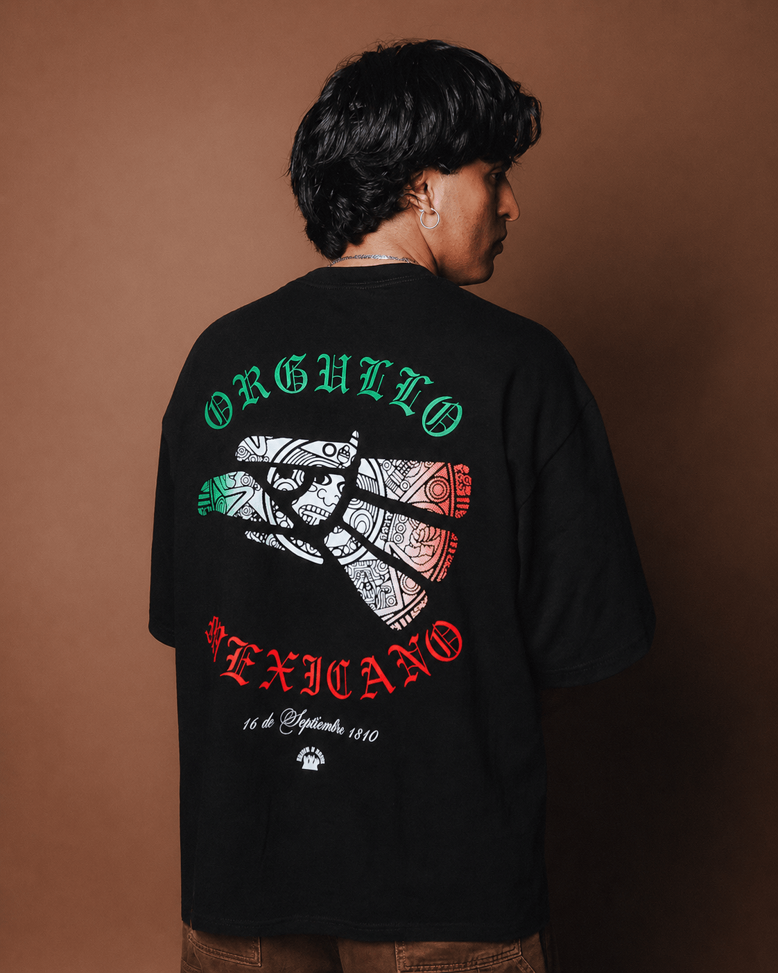 Brown N Proud Orgullo Mexicano (black)