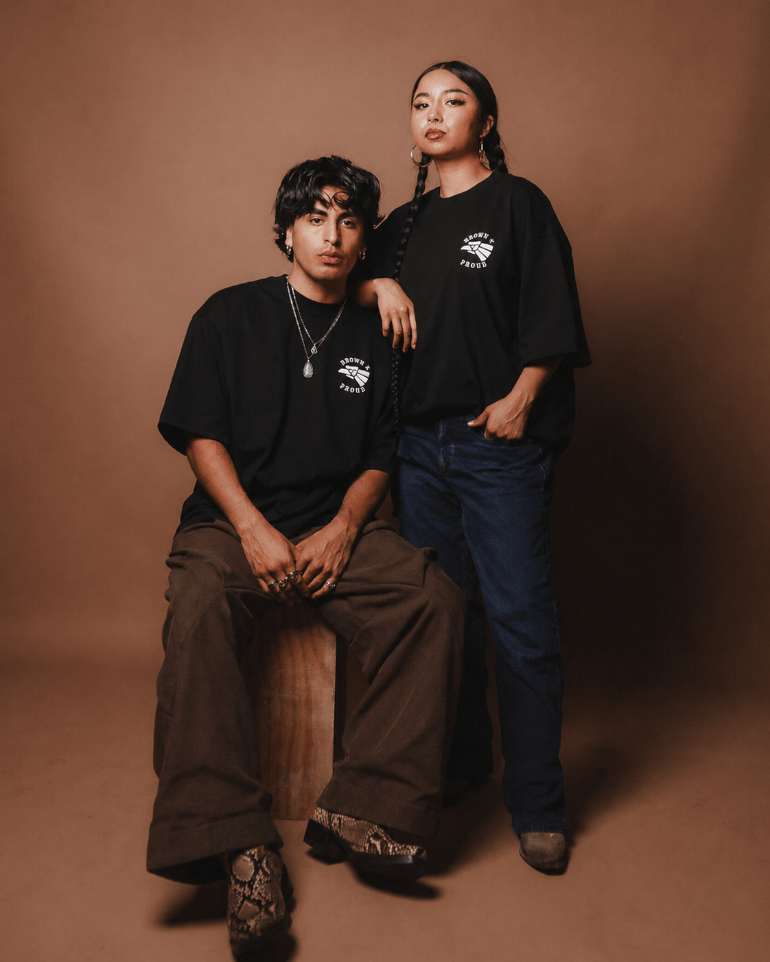 Brown N Proud Orgullo Mexicano (black)