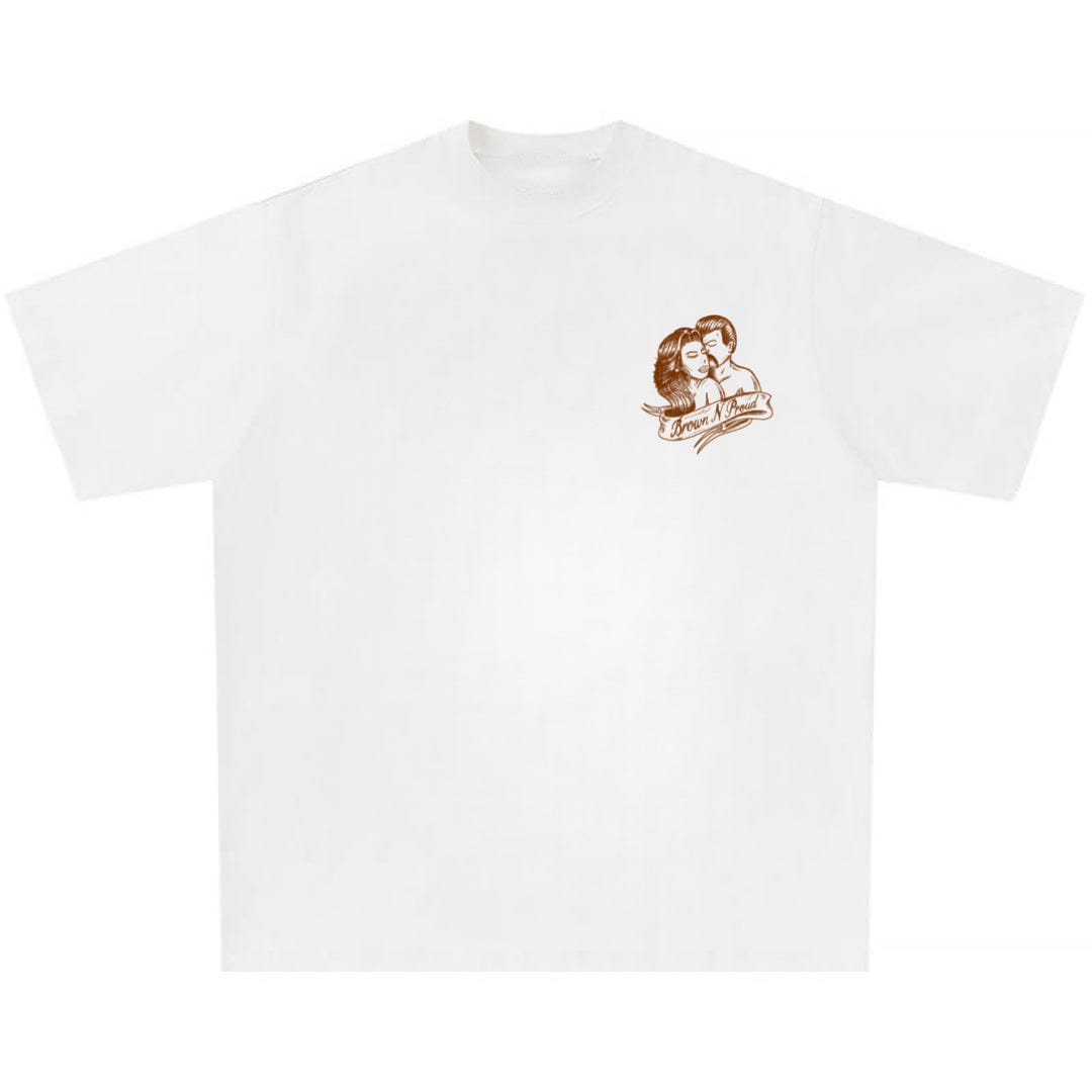 Brown N Proud Shirts Brown Love (White)