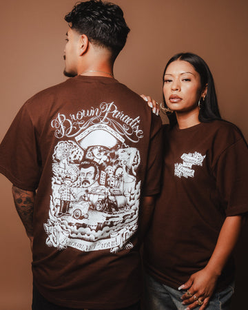 トップス House on the Hill Tee Puff DarkBrown 110 brown-n-proud-shirts-brown-