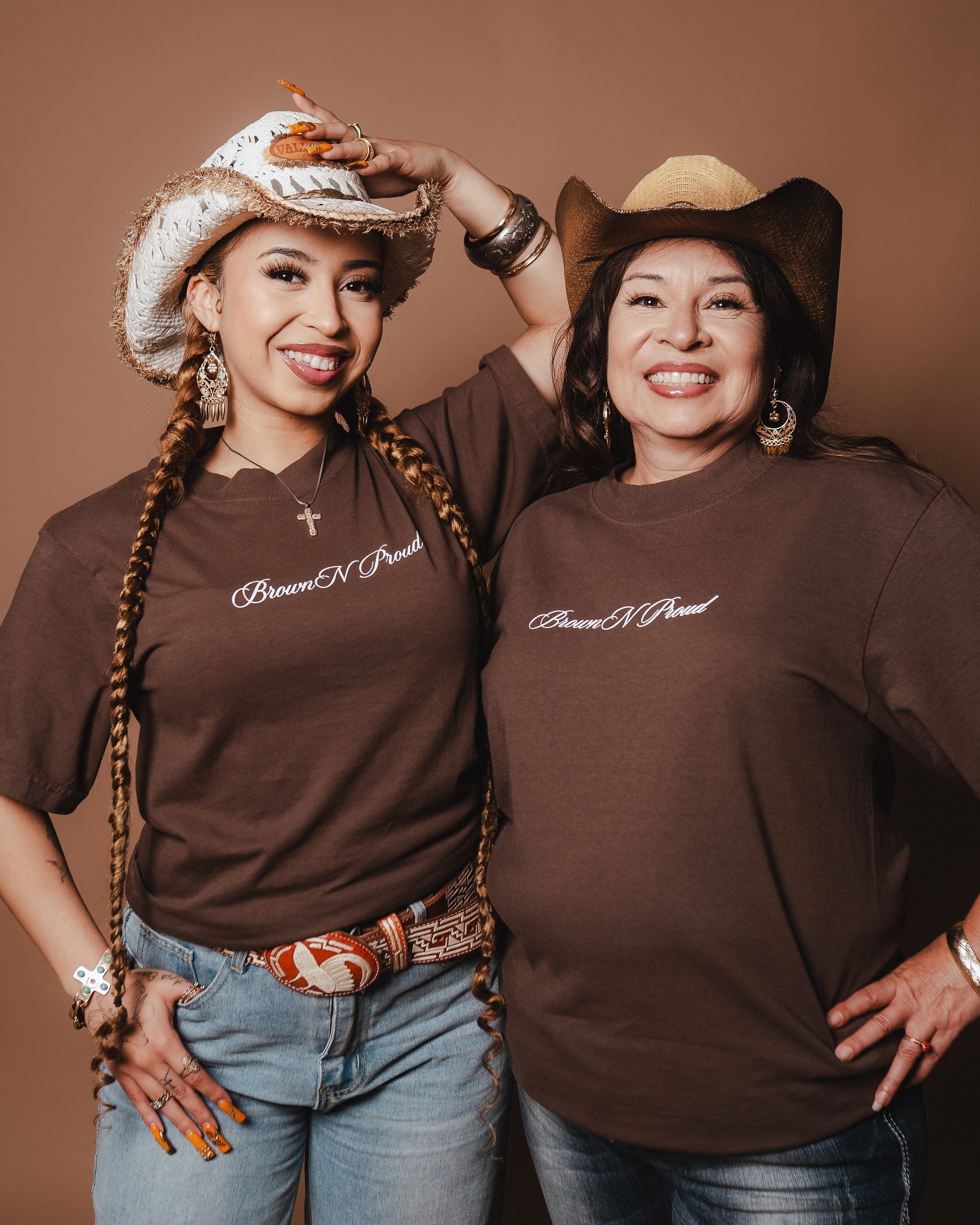 Brown N Proud Shirts Brown Y Poderosa (mocha t shirt)