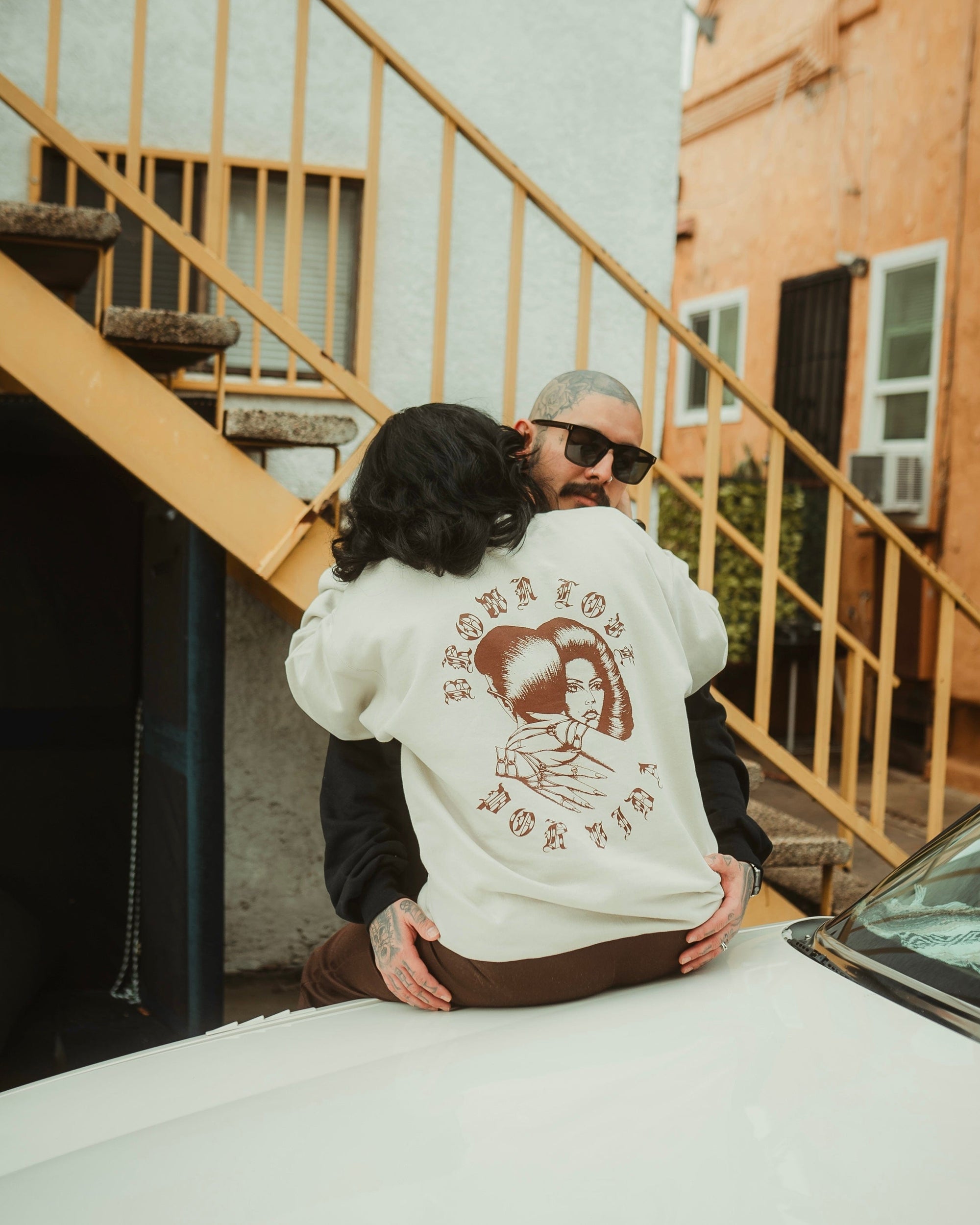 Brown N Proud Sweaters Brown Love 2 (Cream Crewneck Sweater)