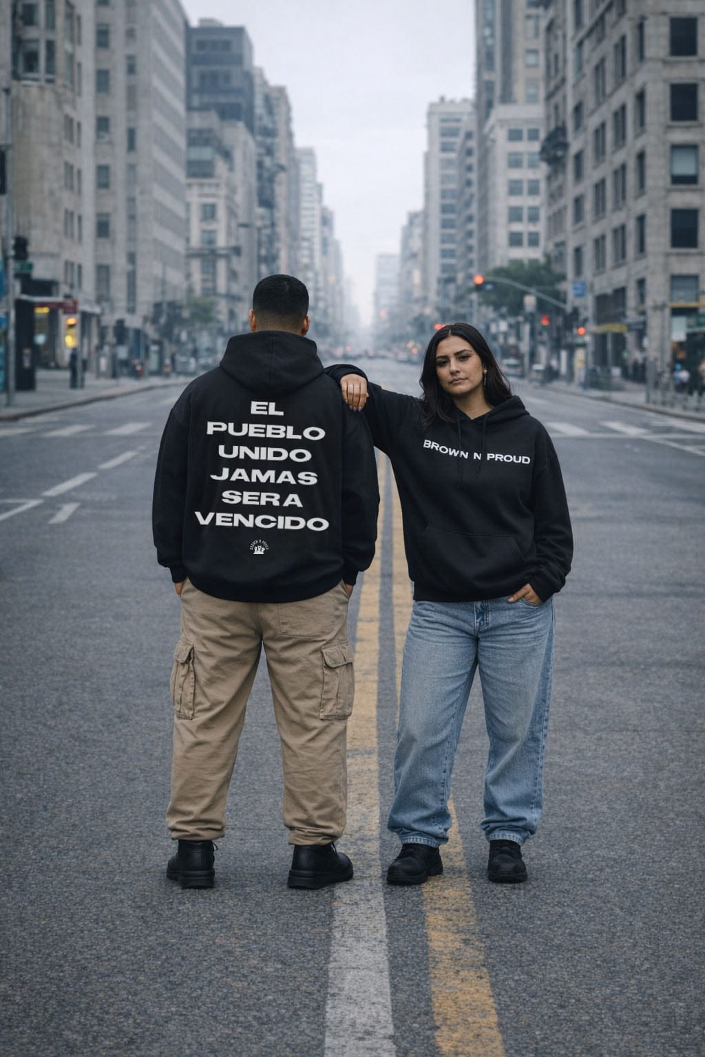 Brown N Proud Sweaters EL PUEBLO (hoodie)