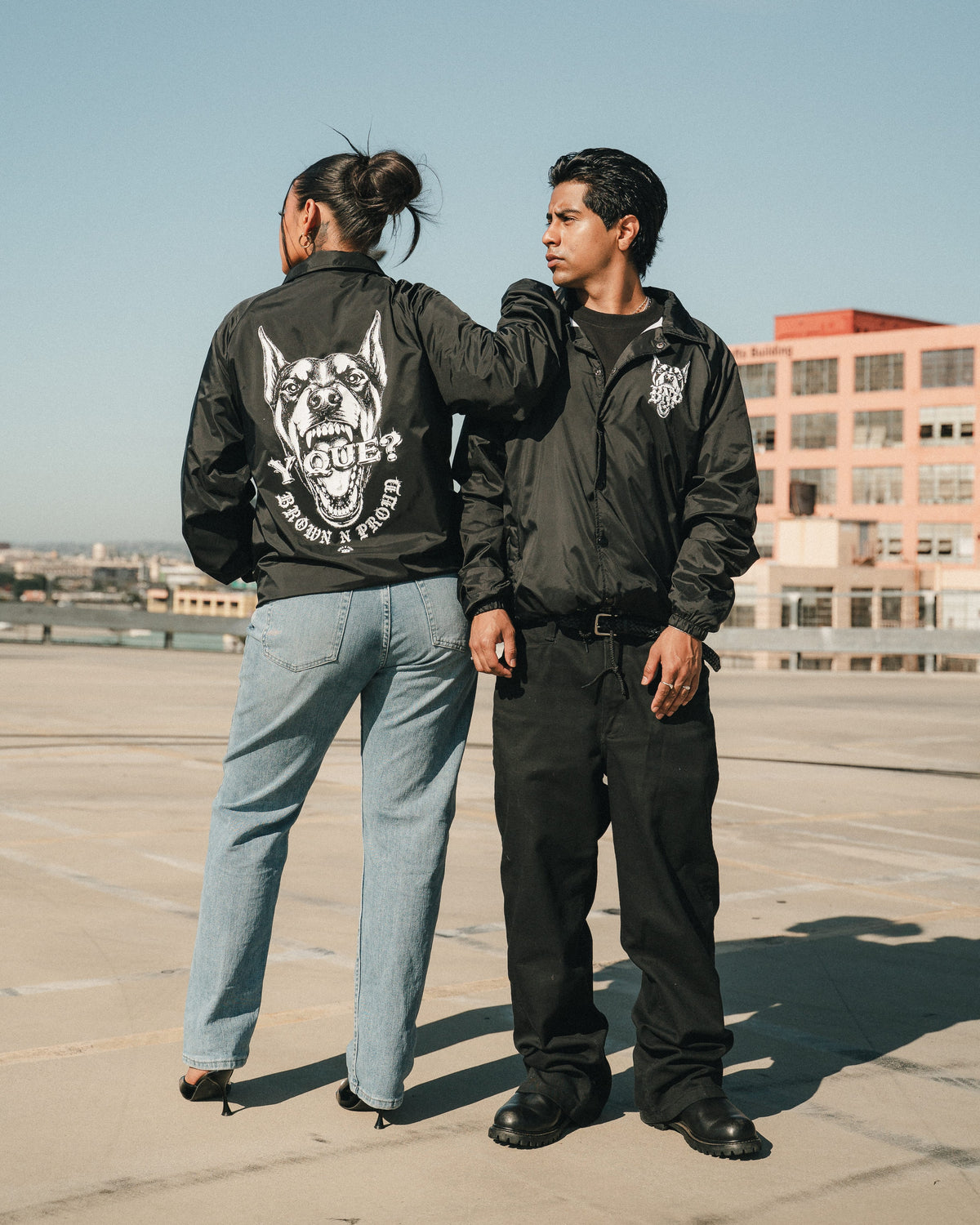 Brown N Proud Y Que? Coach Jacket